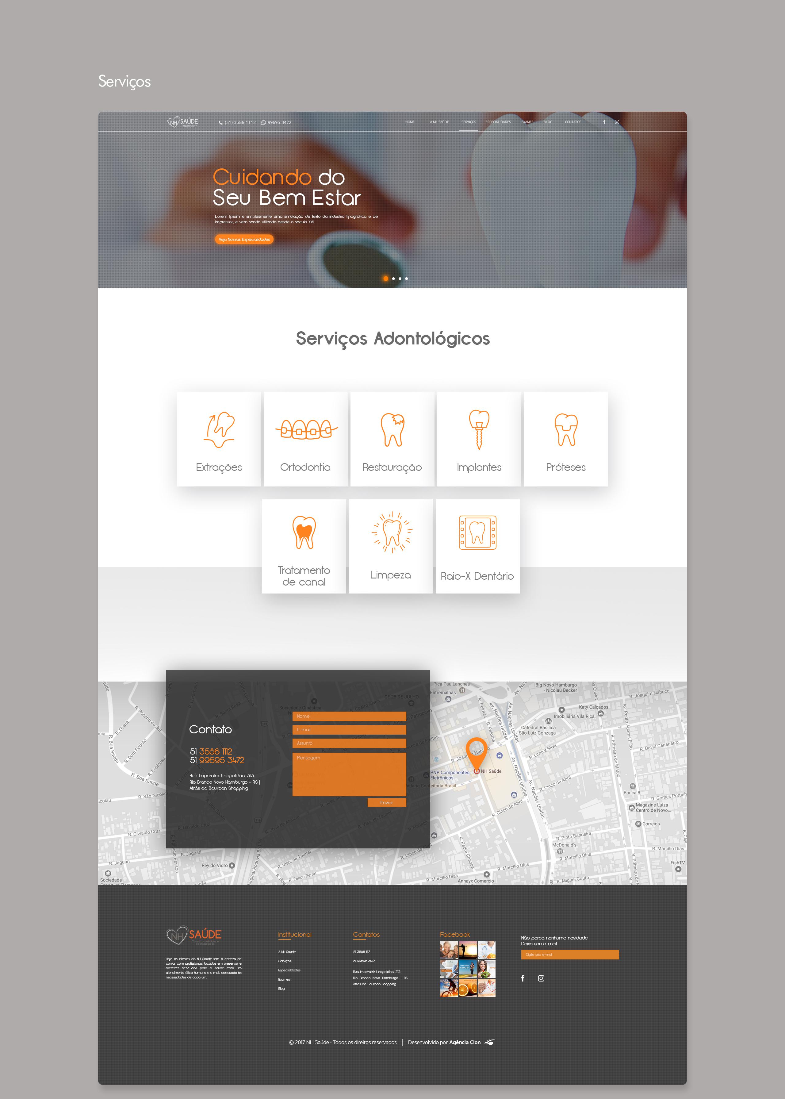 Website NH Saúde
