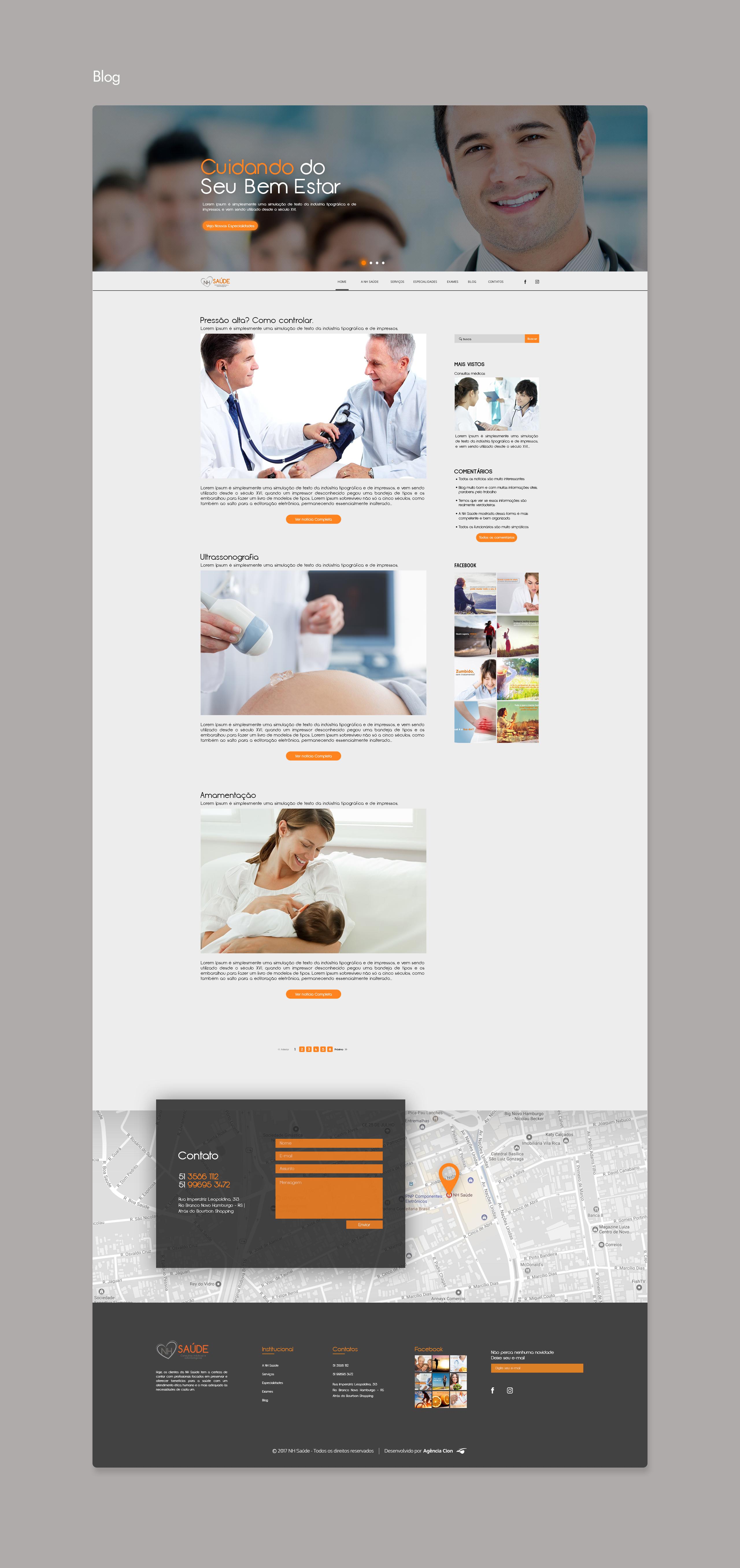 Website NH Saúde